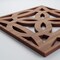 Ekena Millwork Extra Small Baytown Decorative Fretwork Wood Wall Panels, Walnut, 7 3/8"W x 7 3/8"H x 3/8"T WALW08X08X0375BYTWA - alternate 2